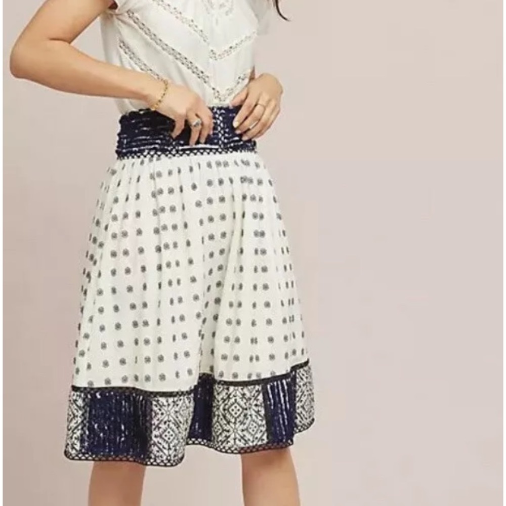 Anthropologie Maeve Jansen Skirt Sz Medium